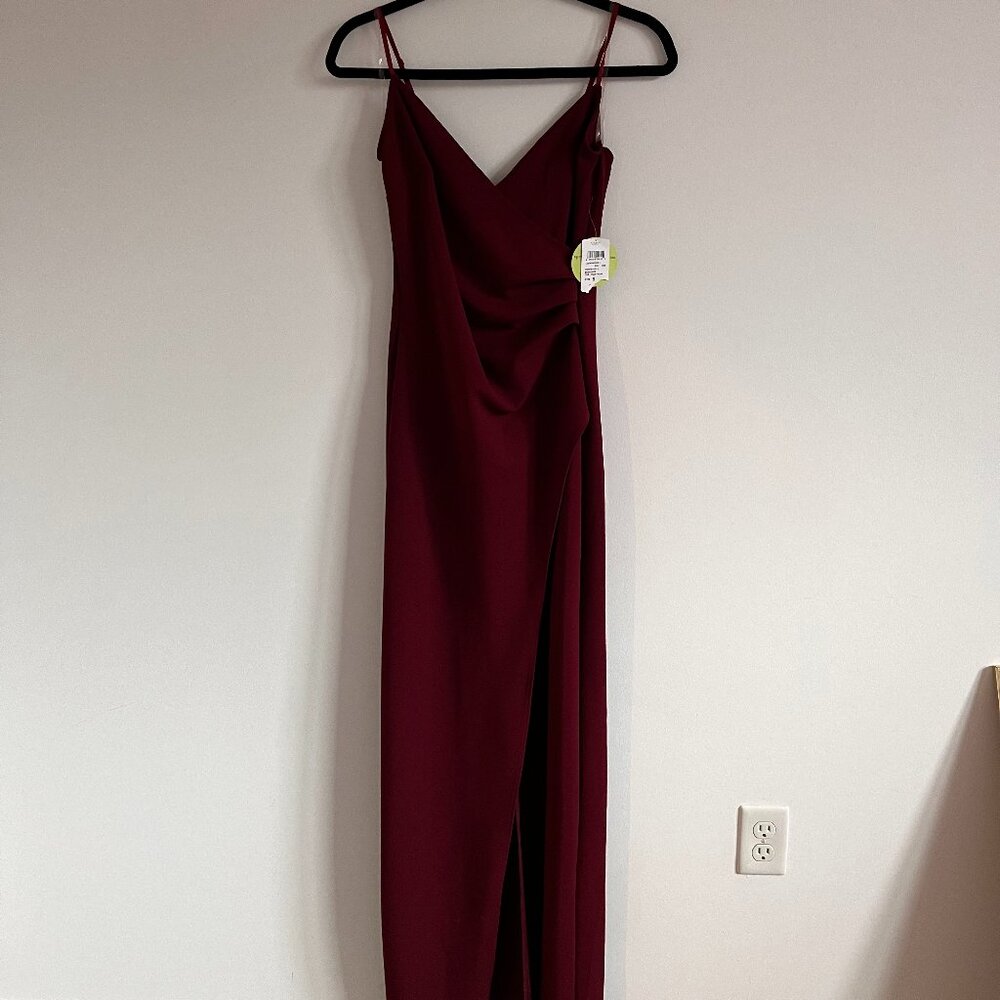 Windsor Maroon Red Prom Dress - Small